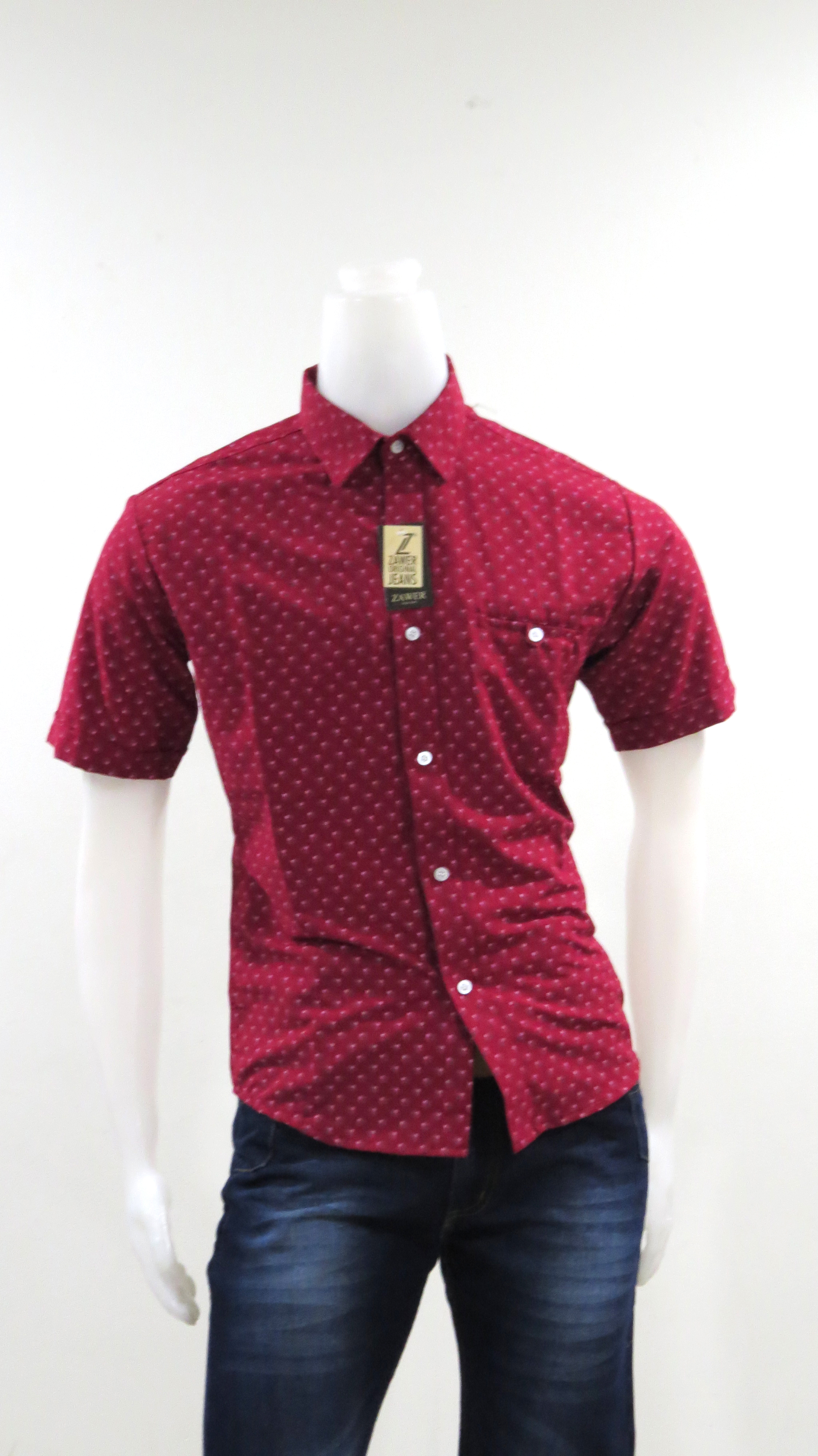 camisa MC rojas anclas