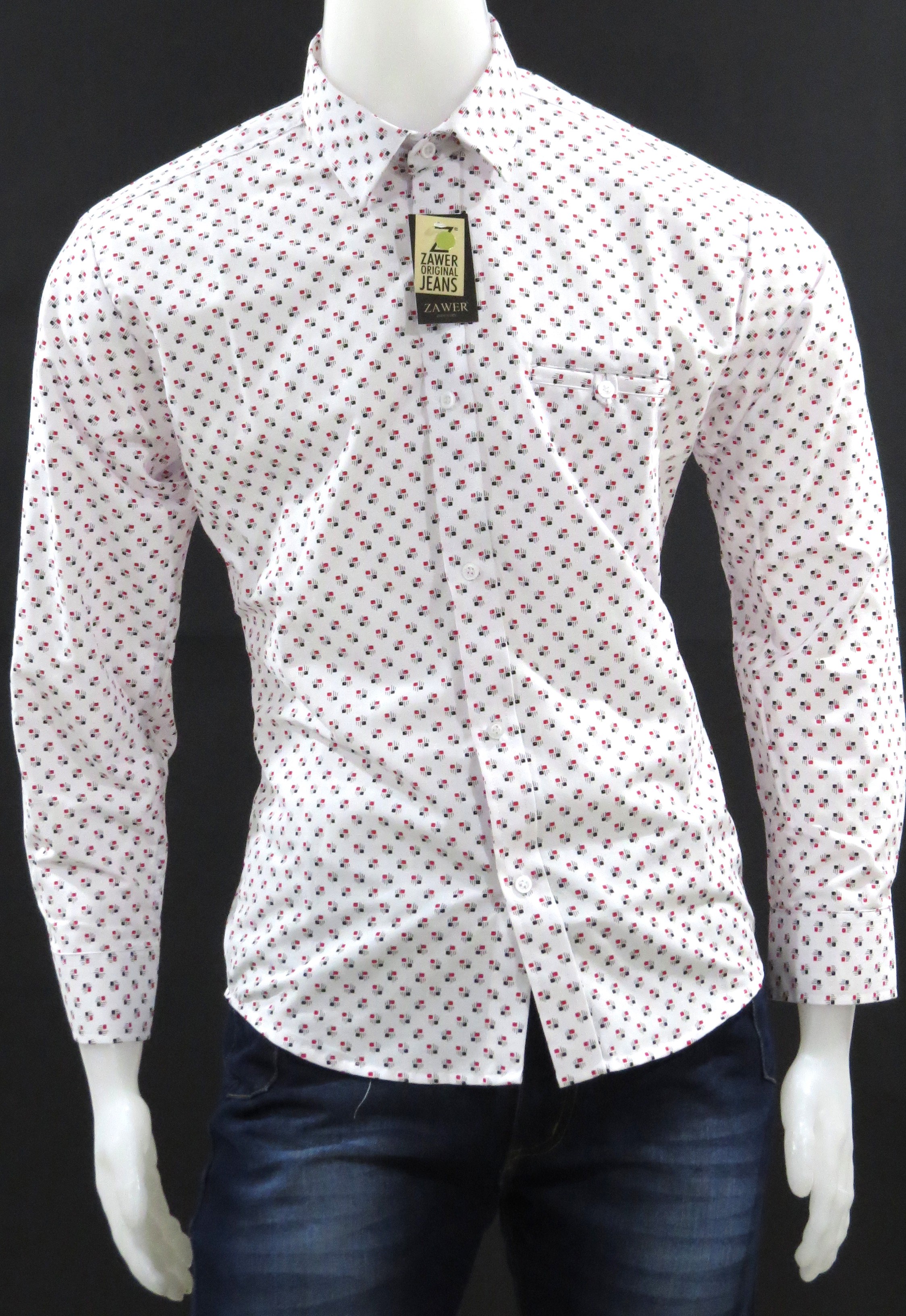 camisa ML cuadros rojos