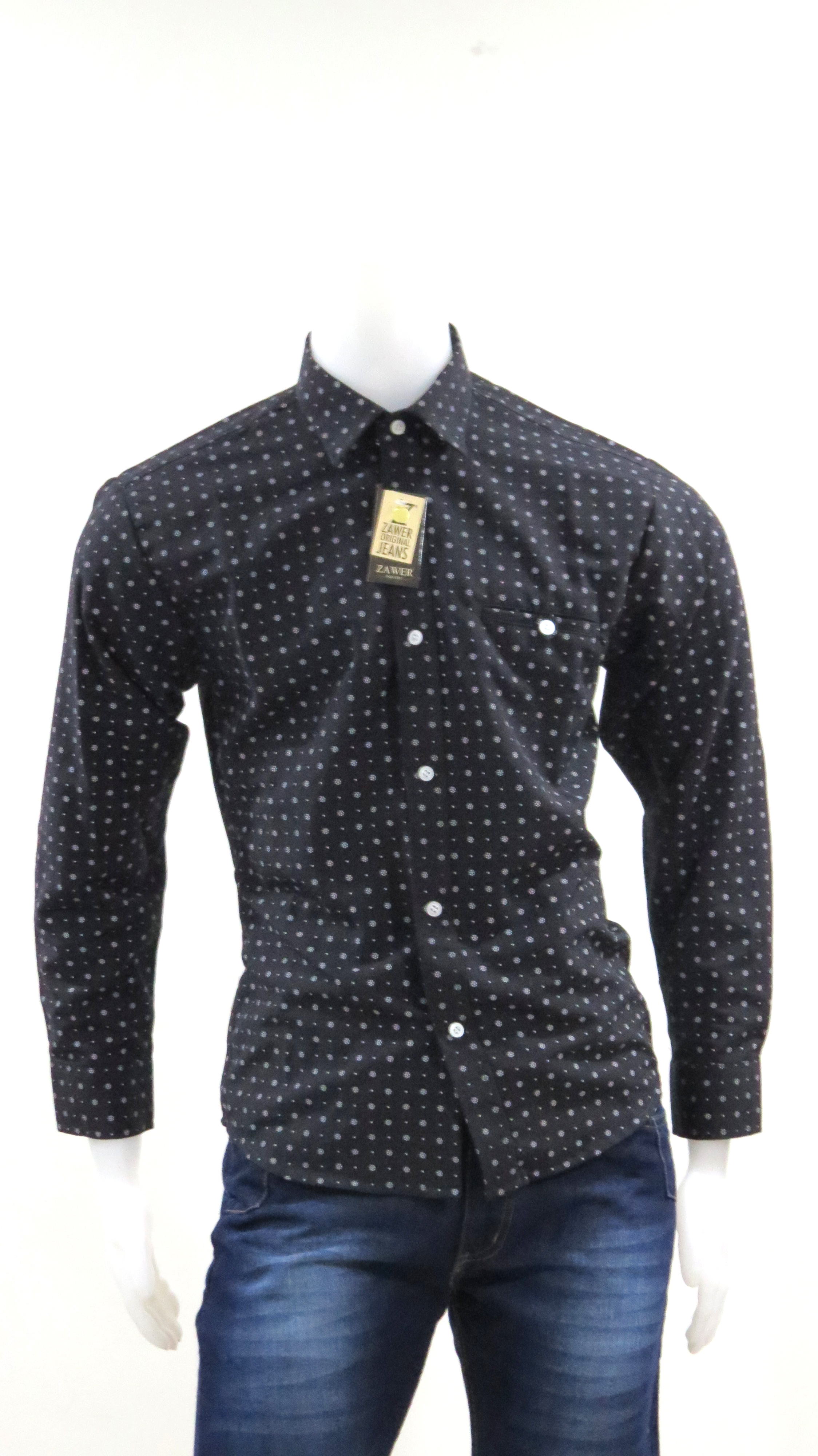 camisa ML negra cuadros